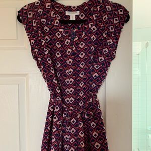 Short sleeve maternity shirt